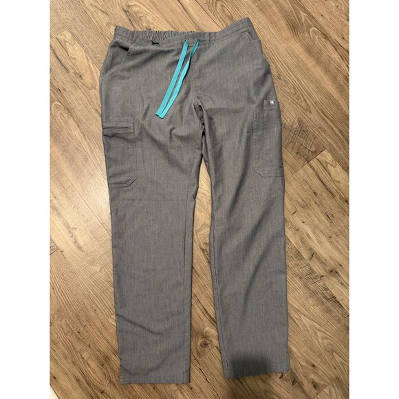 Figs Technical Scrubs Set Top Pants Gray Size M - Picture 5 of 16